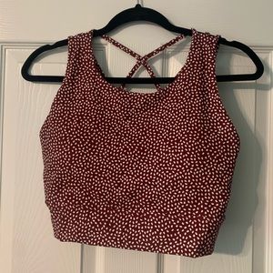 Buffbunny Bossy Red Print Sports Bra